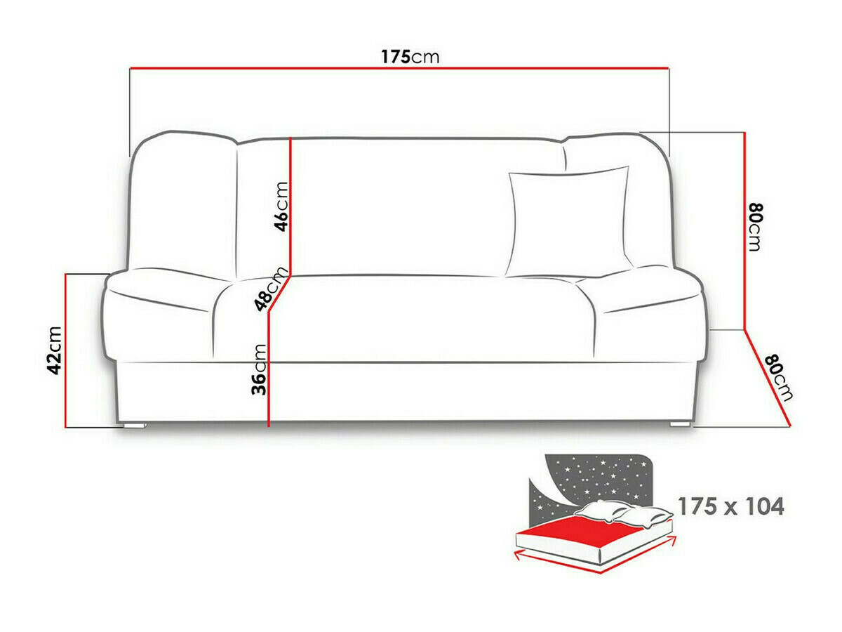 Sofa bed Myreva (Enjoy 16)