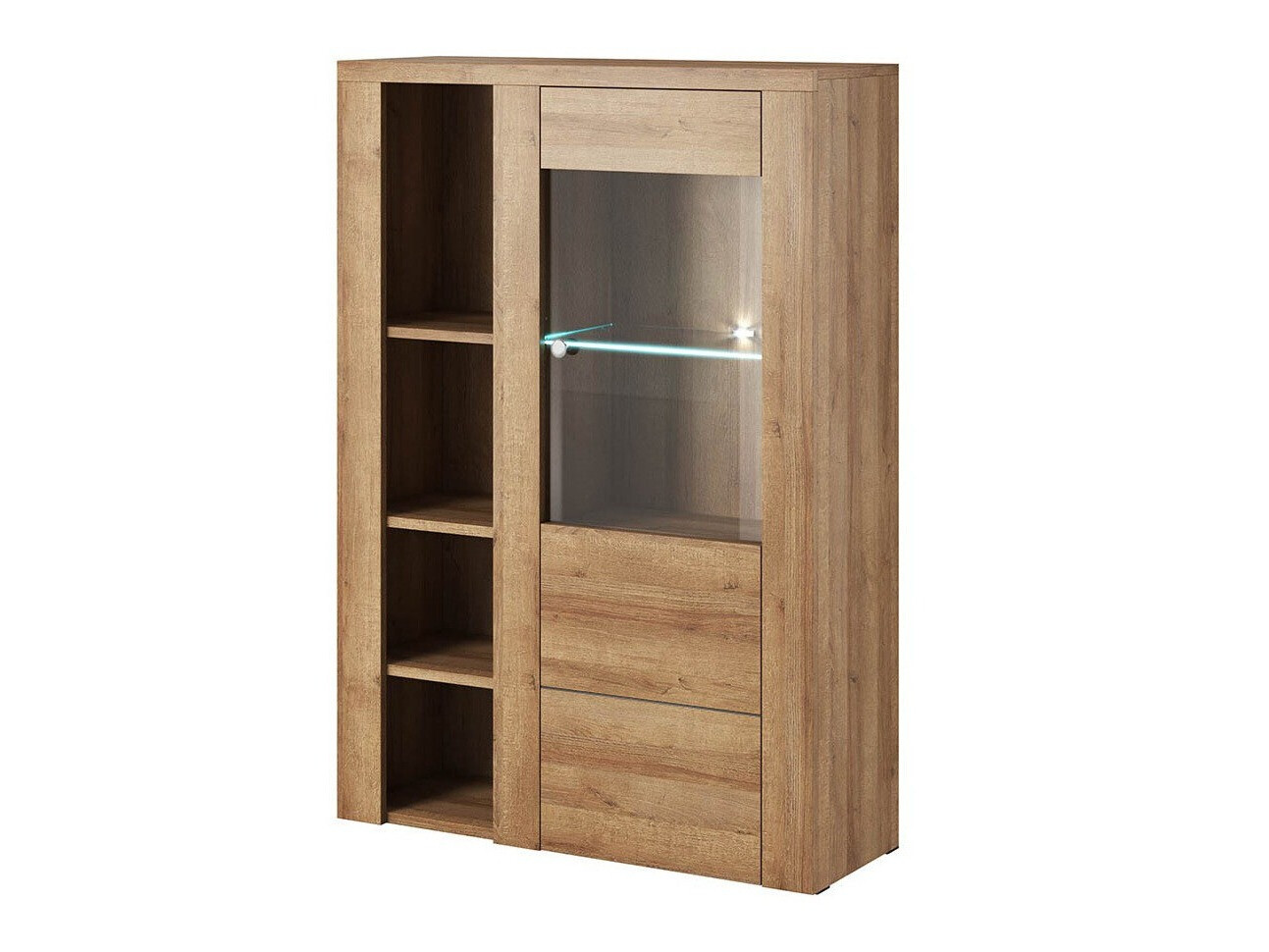 Bookcase Salelbo 104 (Riviera oak)