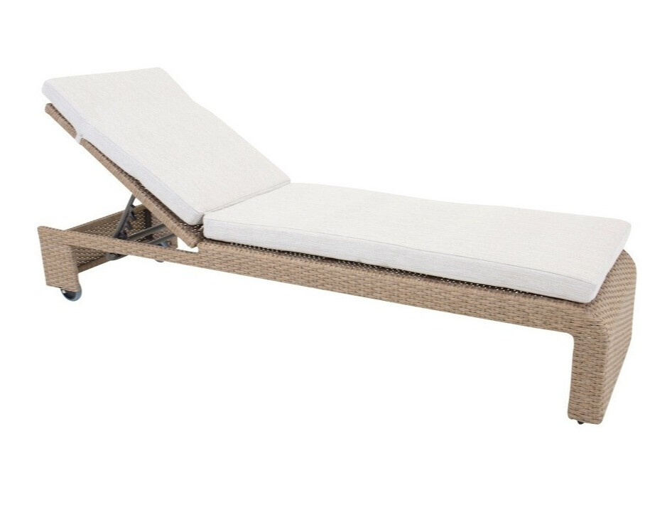 Outdoor sunbed Dallas 771 (Light brown + Beige)