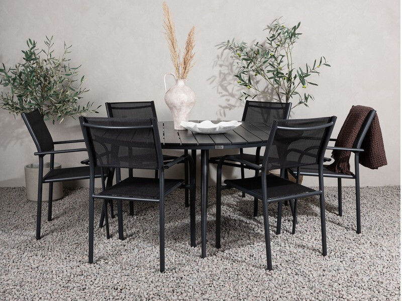 Outdoor table Dallas 2832 (Black)