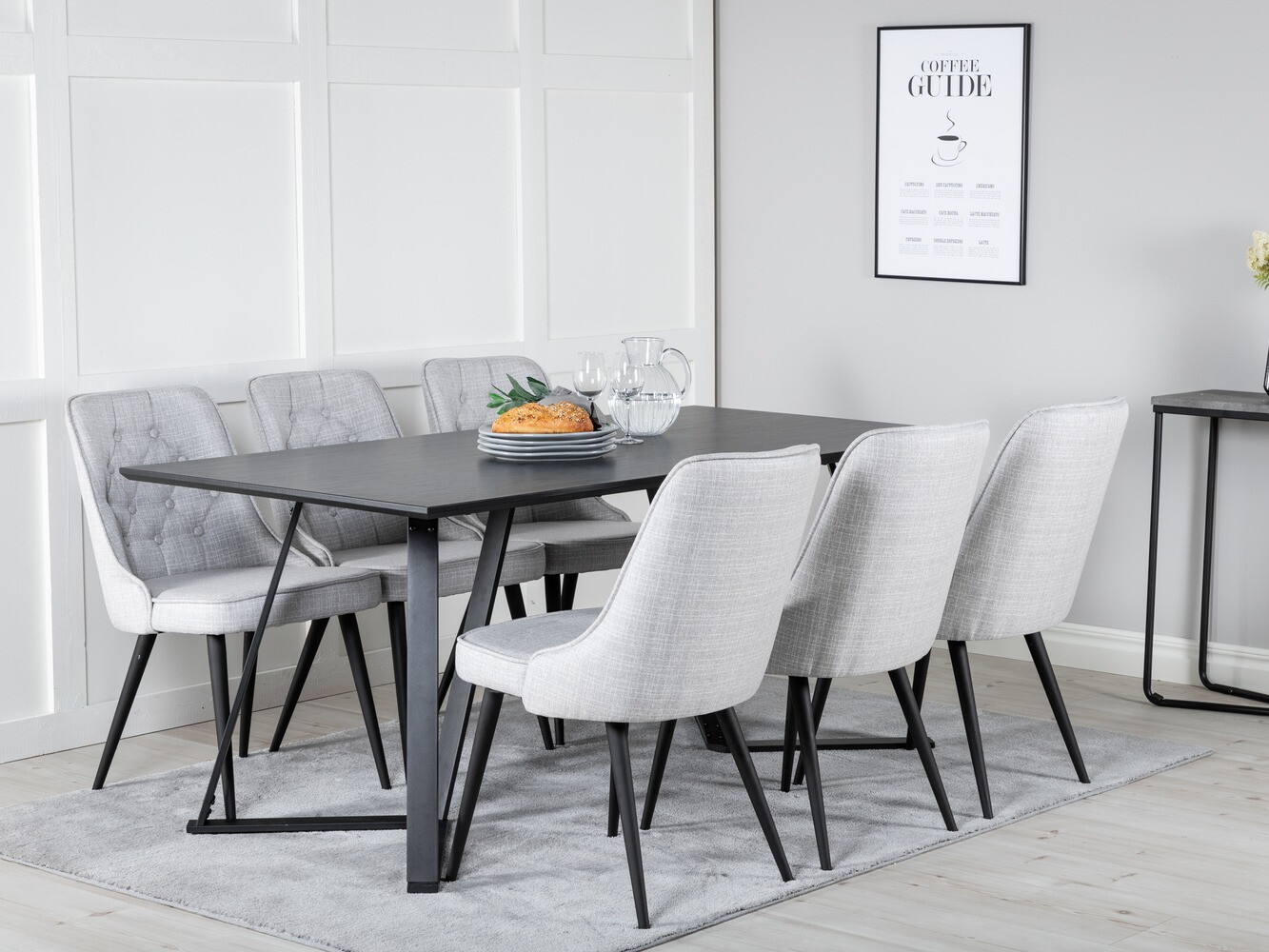 Dining set Dallas 1629 (Grey)