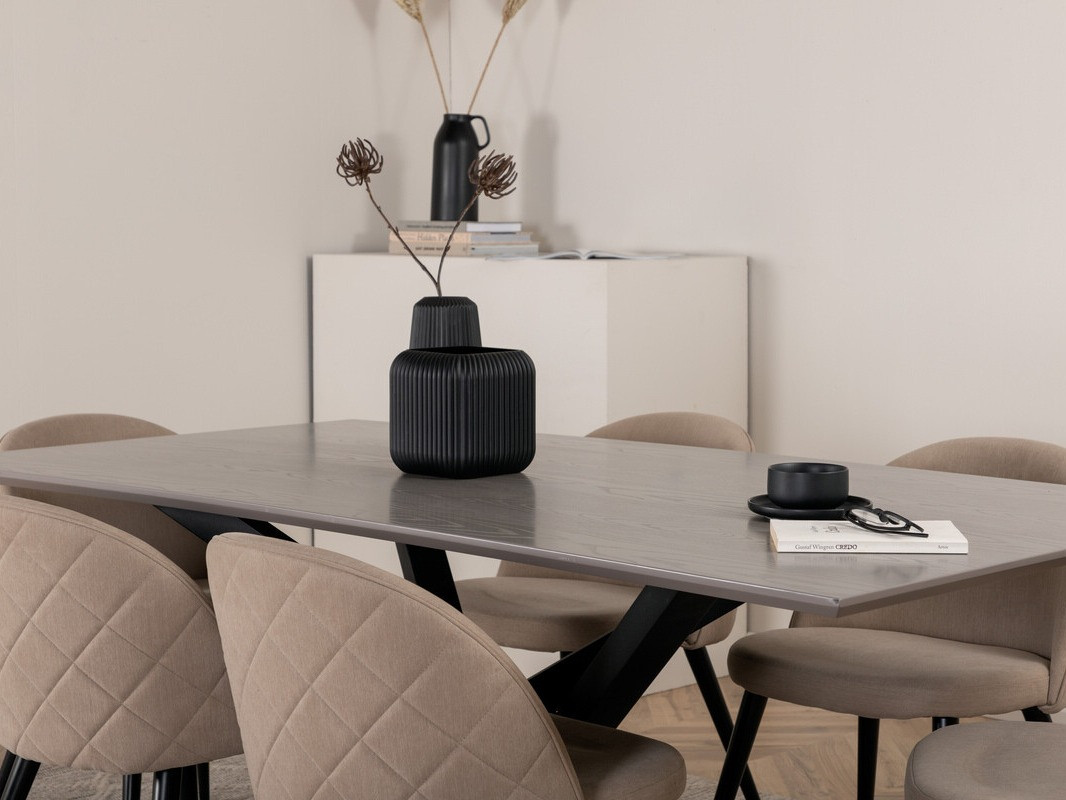 Dining set Dallas 3035 (Beige + Black)