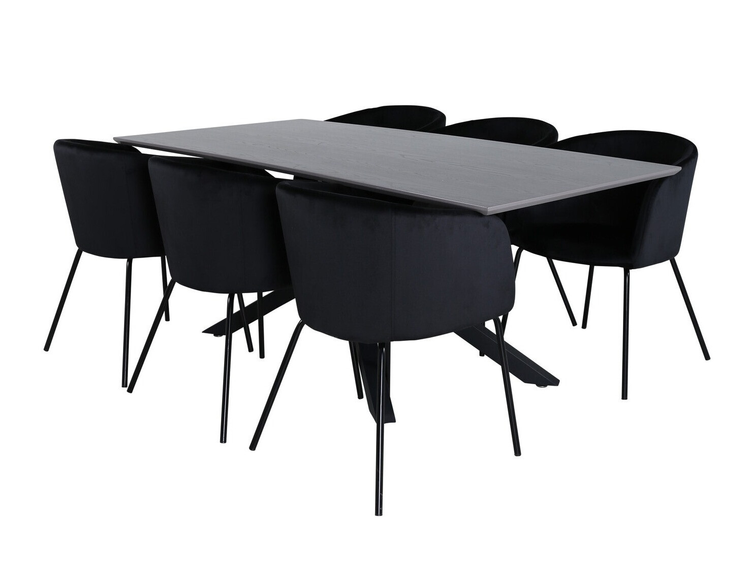 Dining set Dallas 3036 (Black)