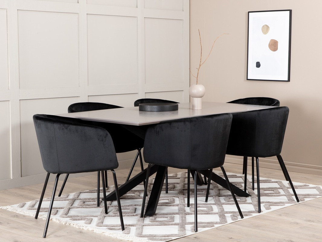 Dining set Dallas 3036 (Black)