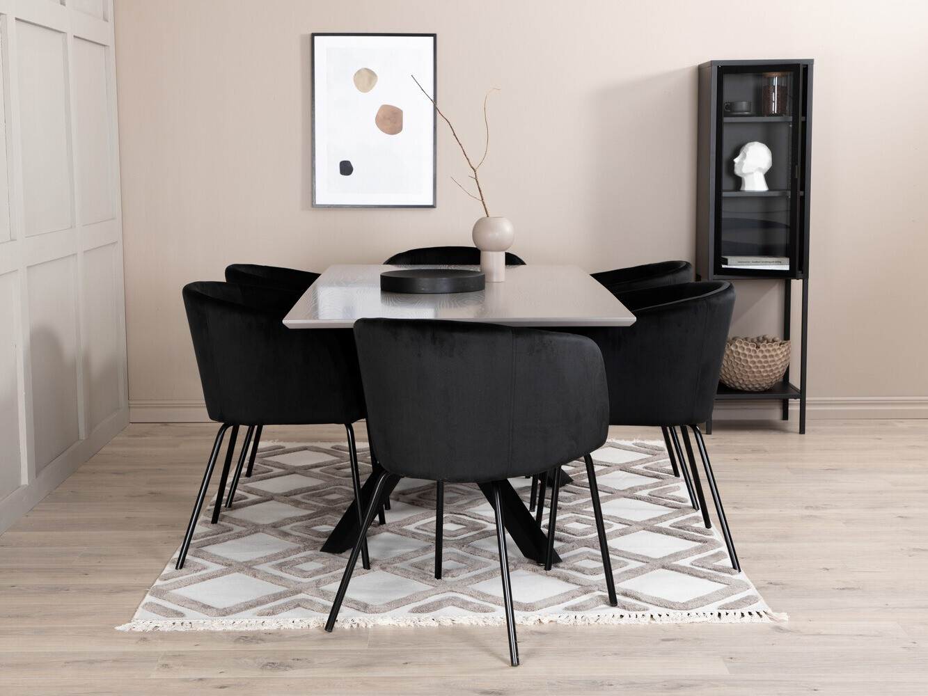Dining set Dallas 3036 (Black)