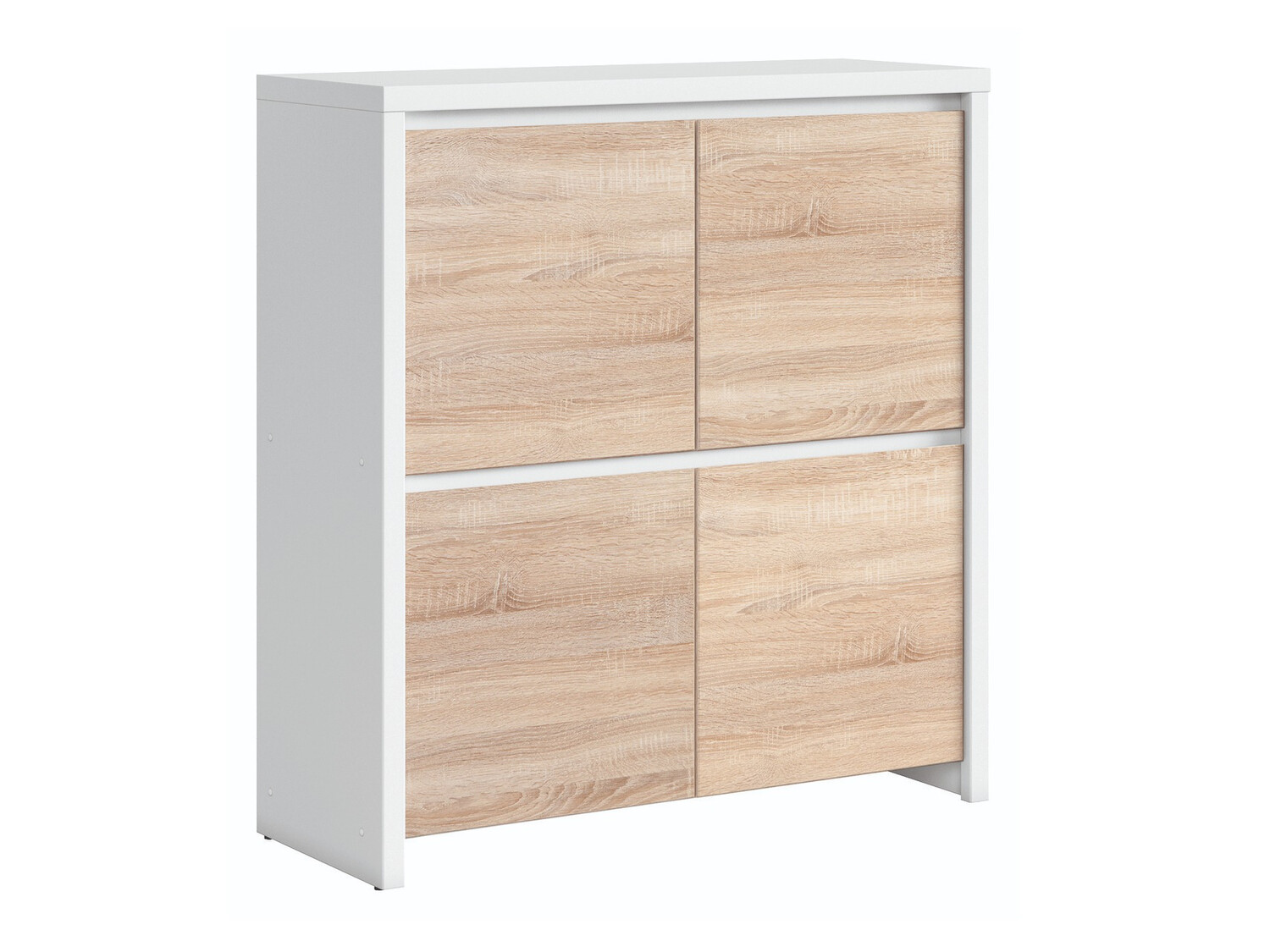 Sideboard Nolroma 104 (White + Sonoma oak)