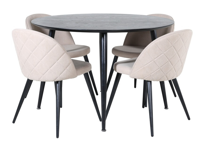 Dining set Dallas 2545 (Beige + Black)