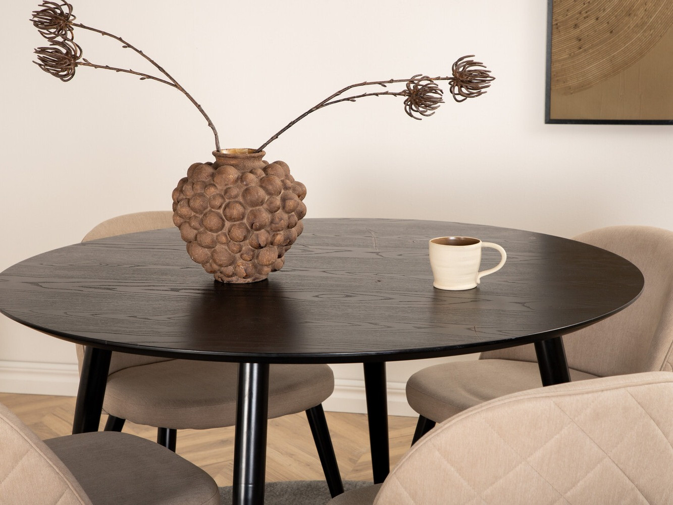 Dining set Dallas 2545 (Beige + Black)