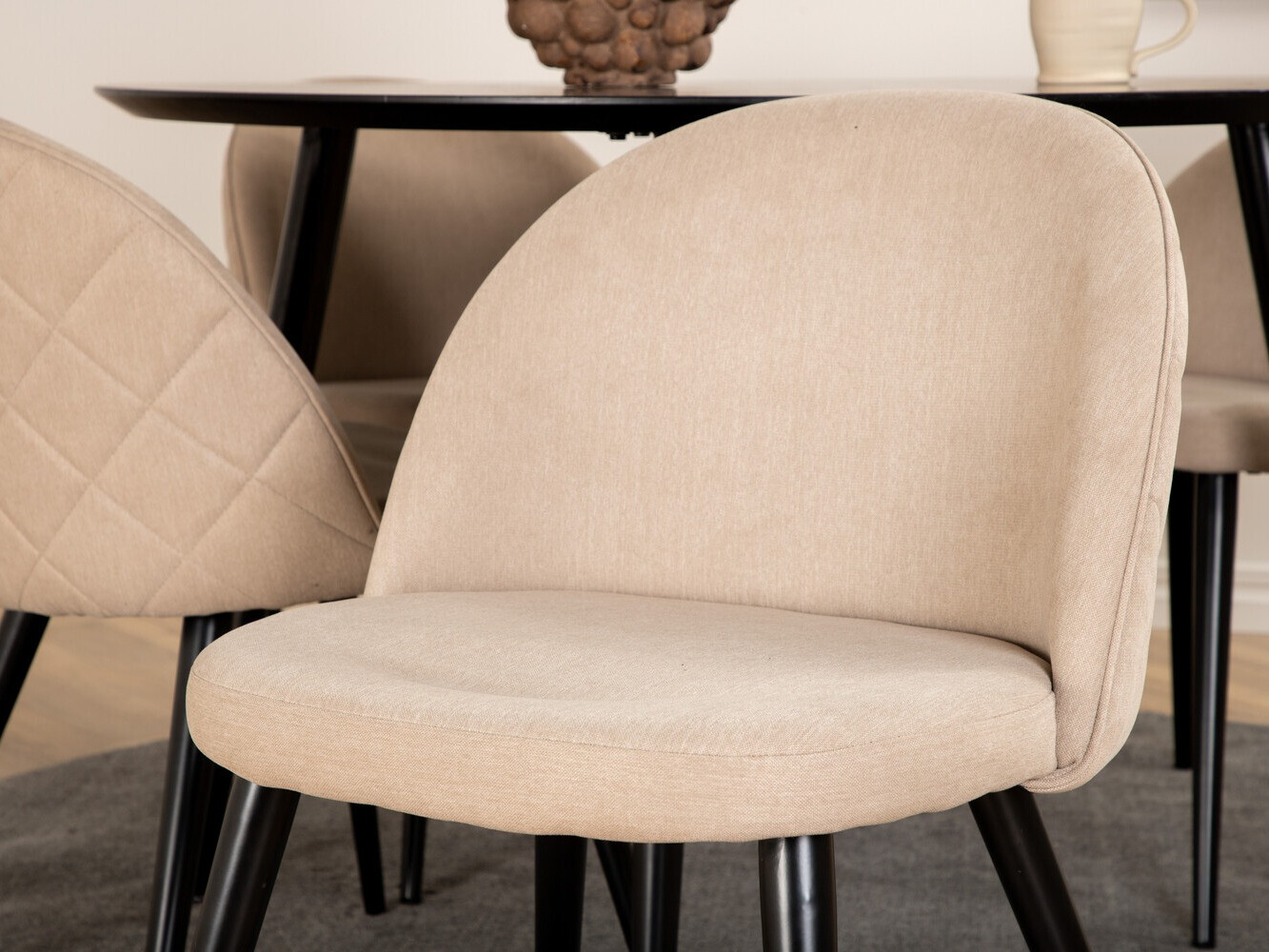 Dining set Dallas 2545 (Beige + Black)