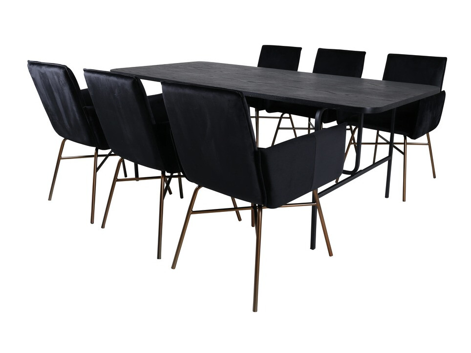 Dining set Dallas 2788 (Black)