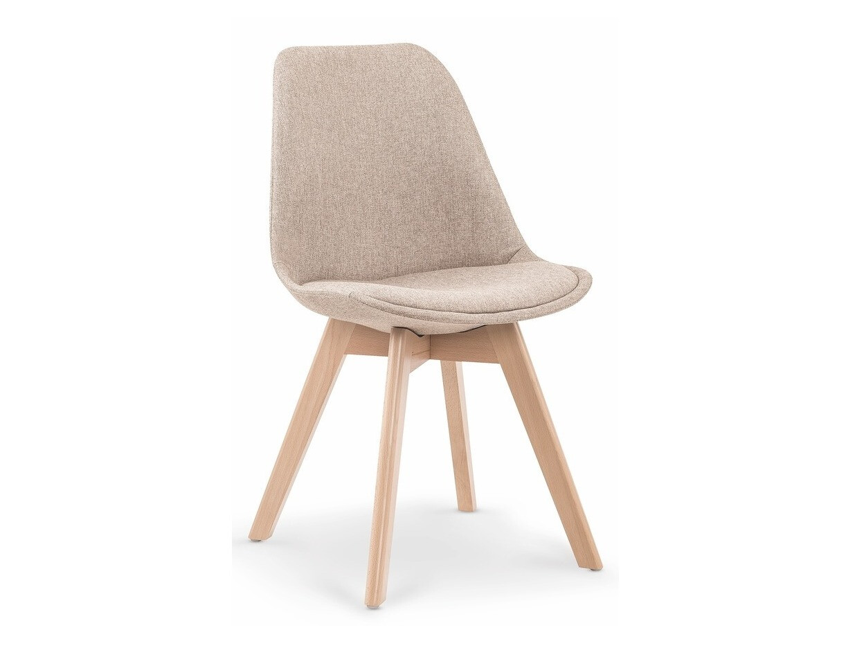 Chair Houston 412 (Cream + Light wood)