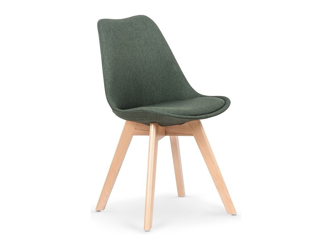 Chair Houston 412 (Dark green + Light wood)