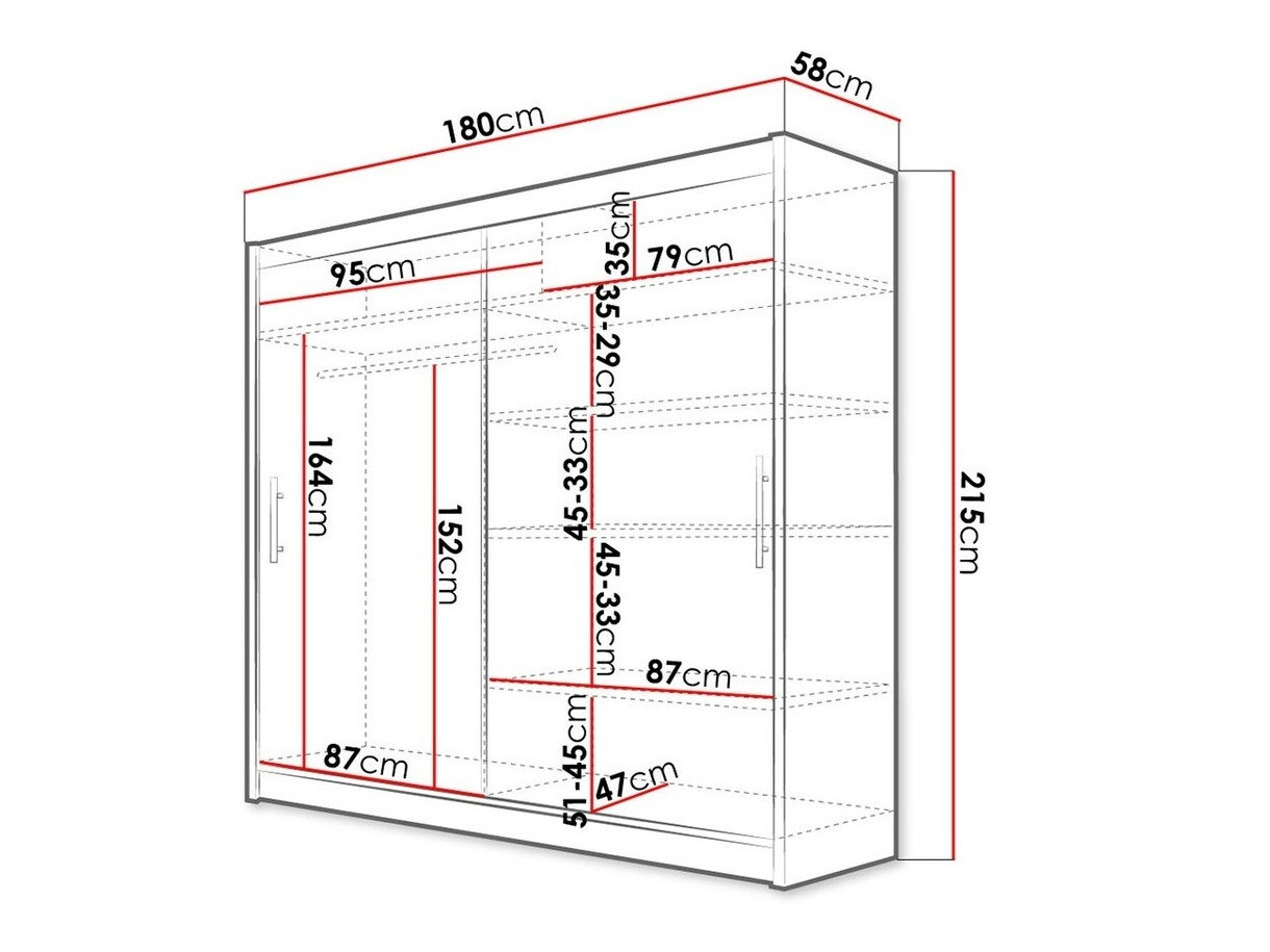 Wardrobe Closico Pallor I (Black)