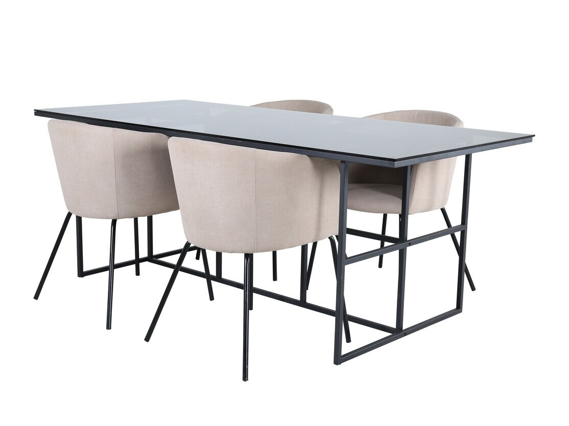 Dining set Dallas 3044 (Cream + Black)