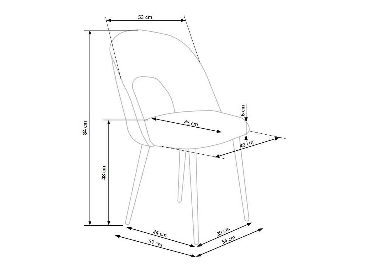 Chair Houston 960 (Grey + Black)