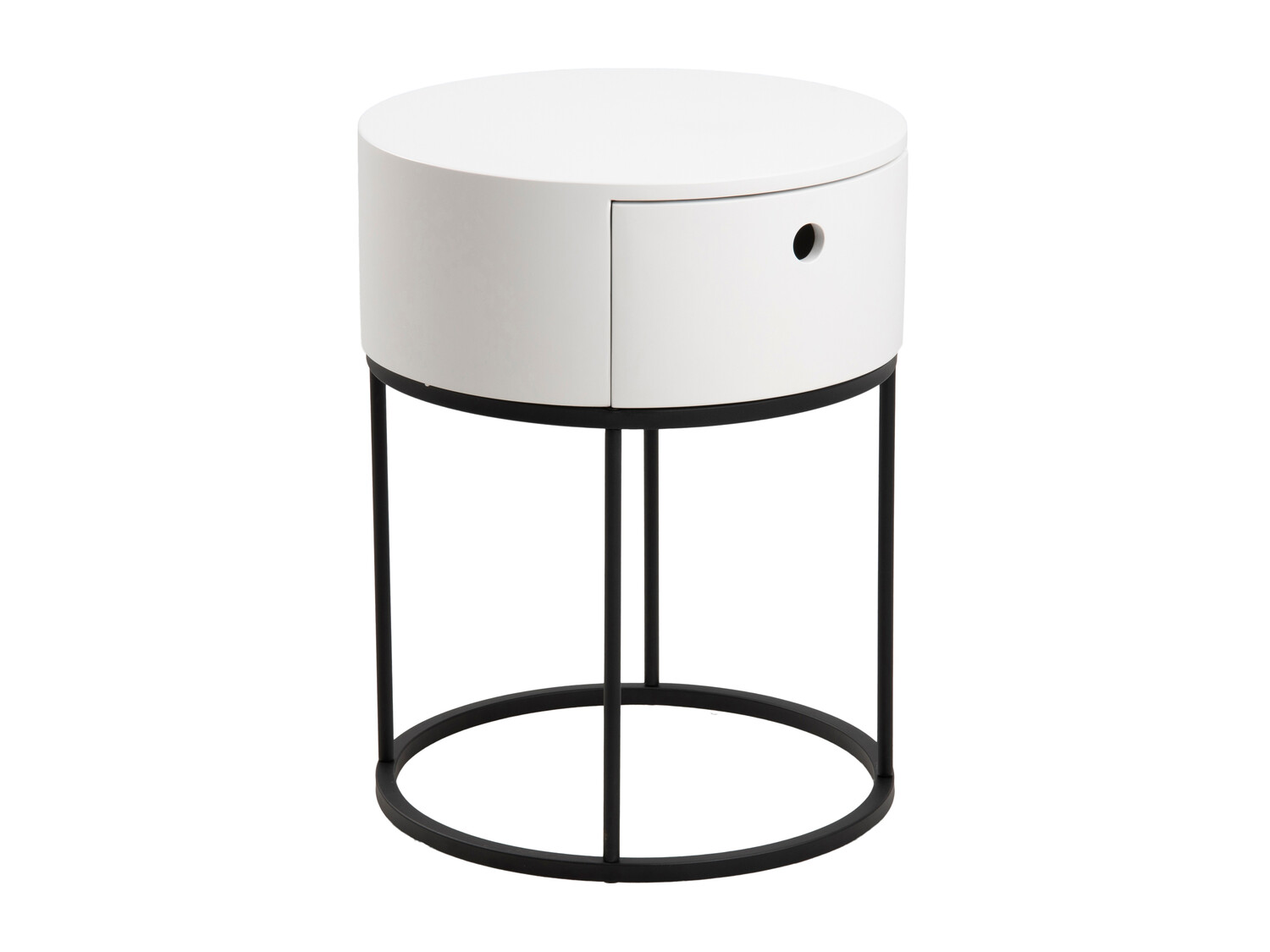 Side table Norsica 595 (White + Black)