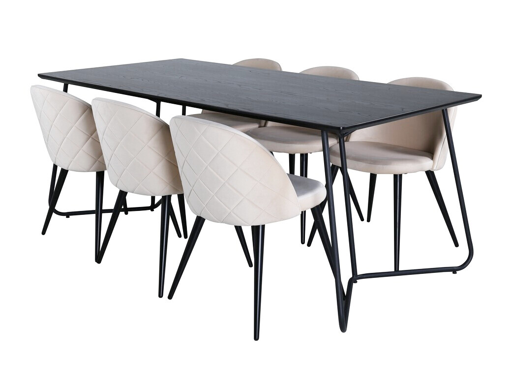 Dining set Dallas 2723 (Beige + Black)