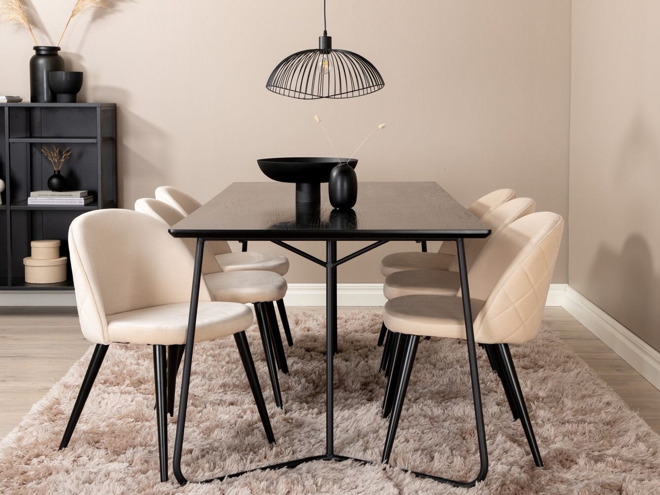 Dining set Dallas 2723 (Beige + Black)
