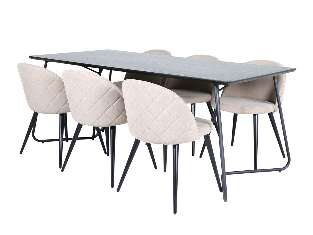 Dining set Dallas 2723 (Cream + Black)