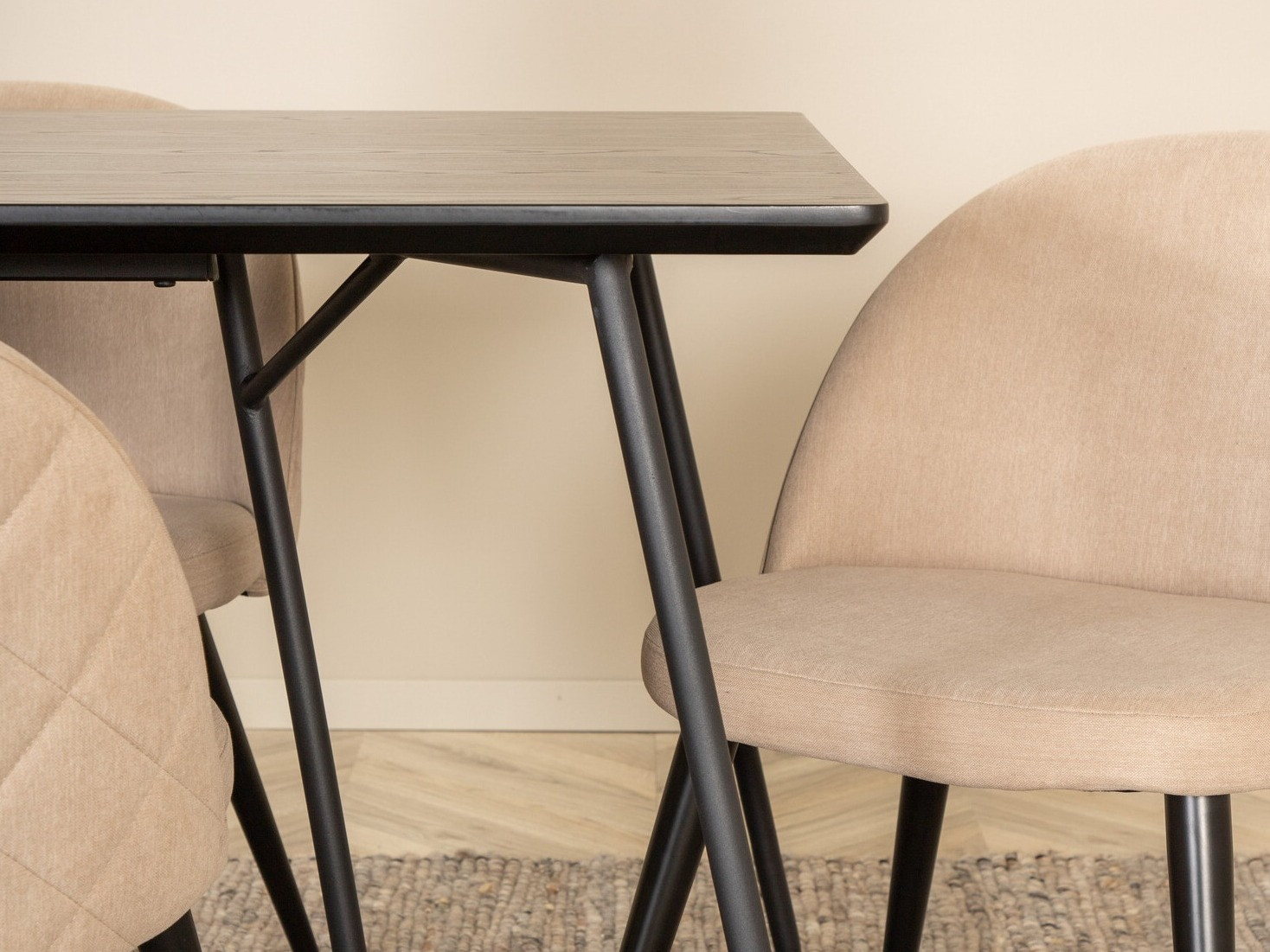 Dining set Dallas 2723 (Cream + Black)