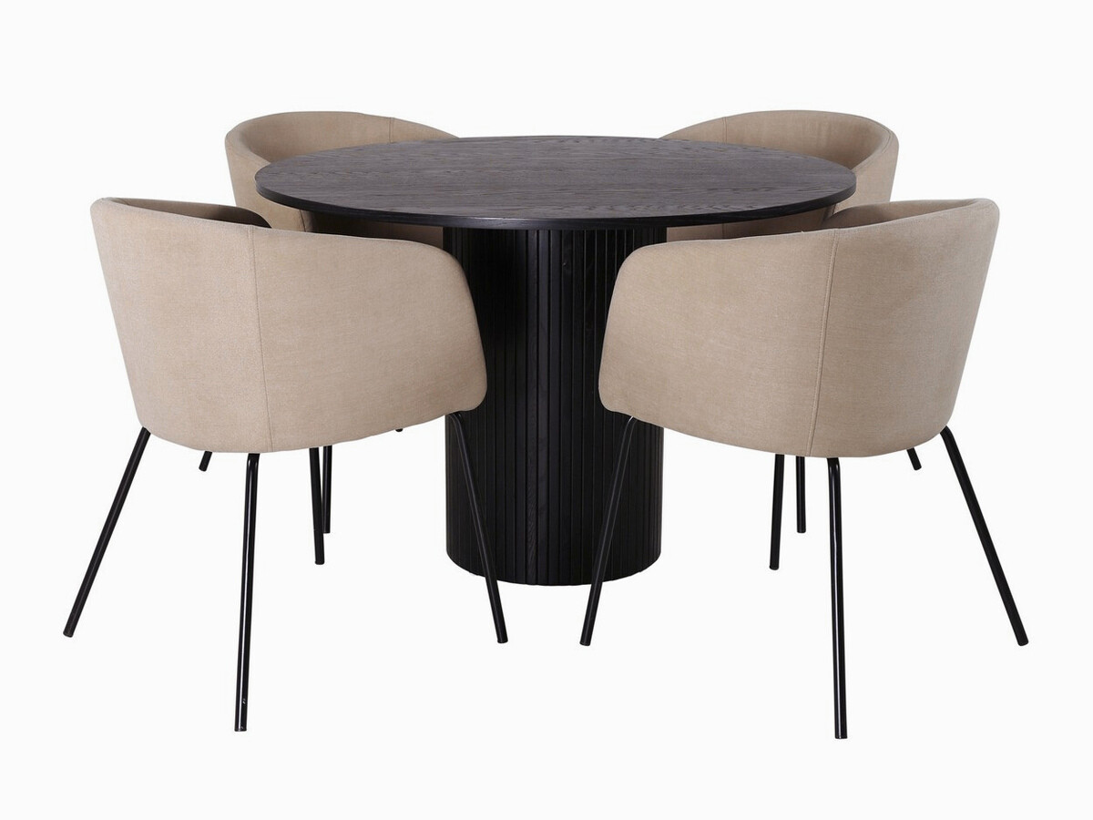 Dining set Dallas 3103 (Beige + Black)