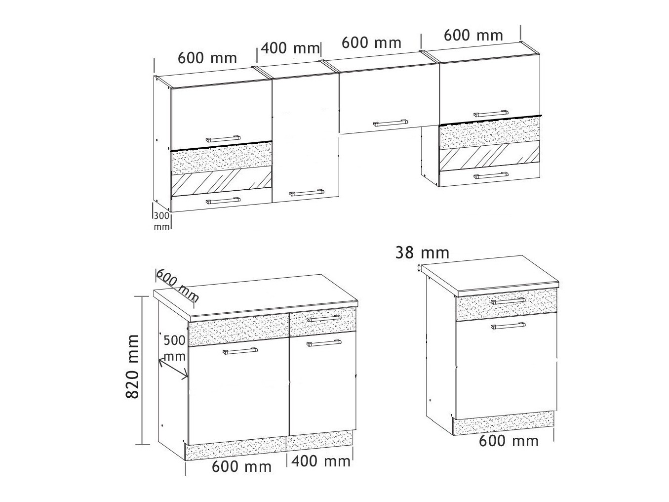 Kitchen set Mode Dark 126