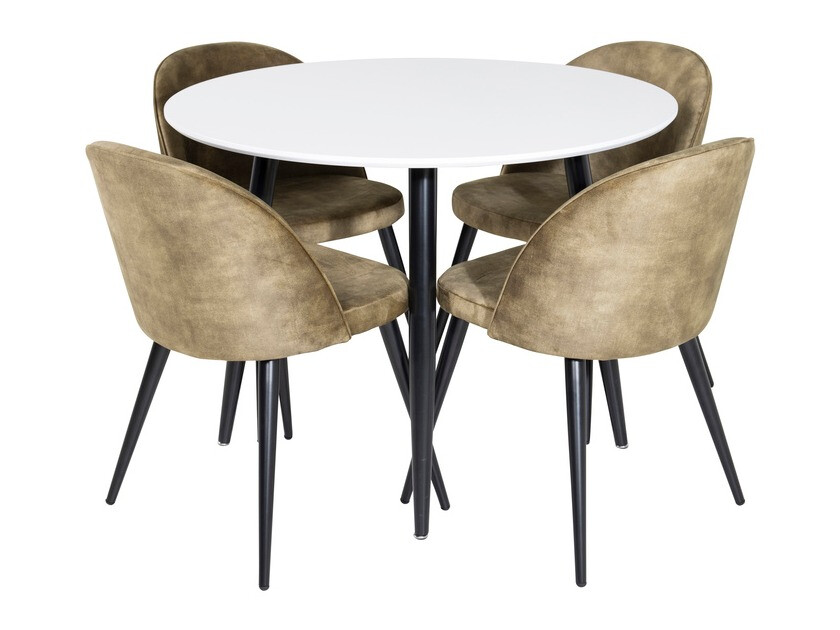 Chair Dallas 153 (Dusty green + Black)