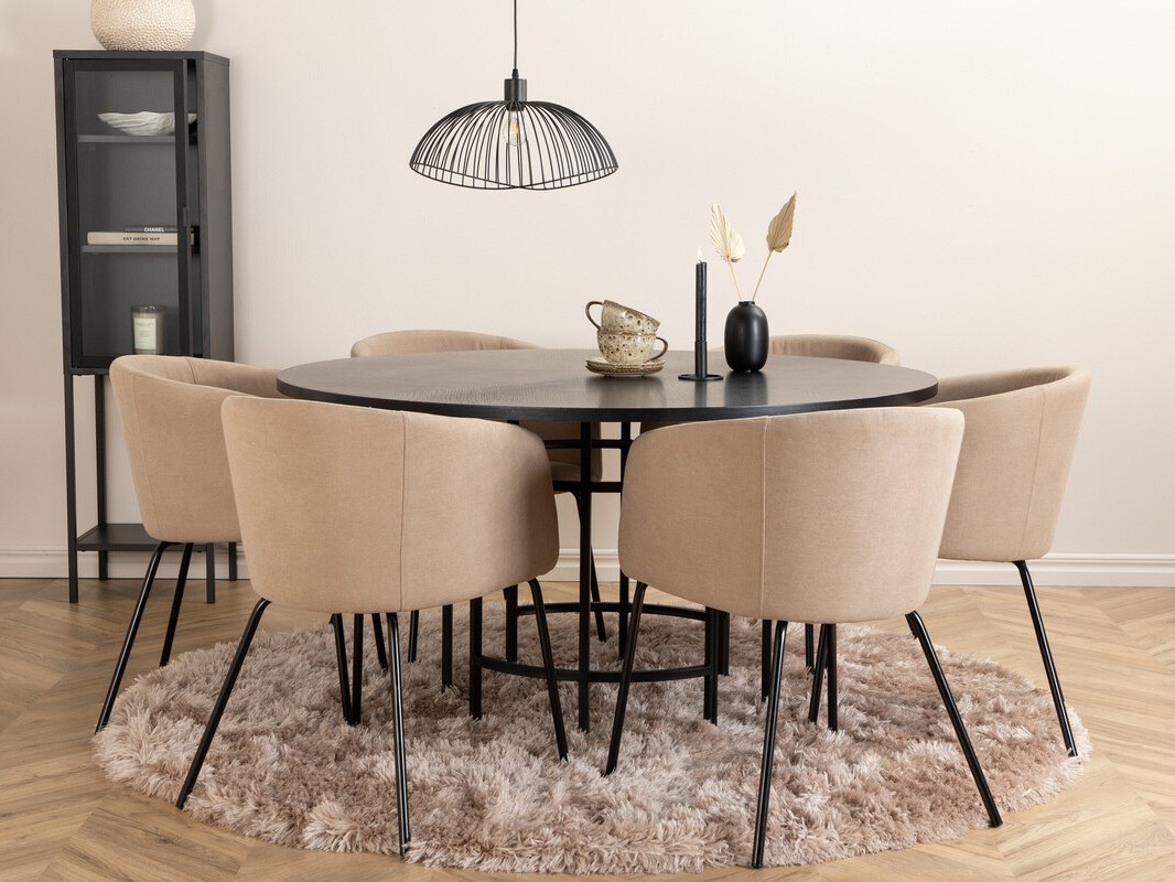 Chair Dallas 2603 (Beige + Black)