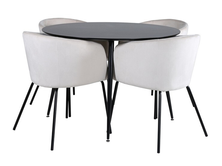 Chair Dallas 2603 (Cream + Black)