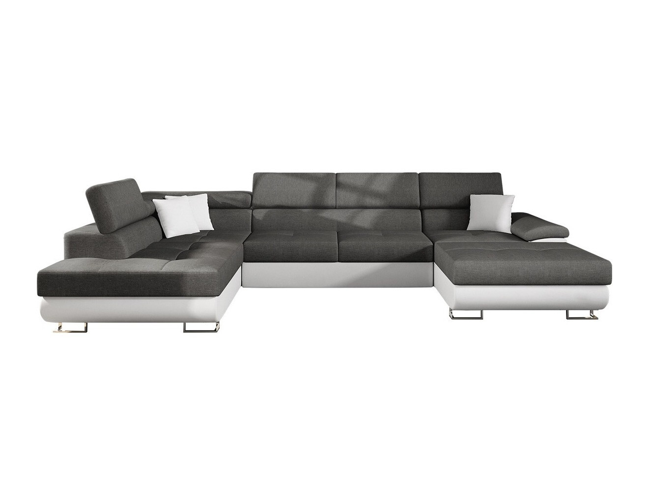 Corner sofa Comfivo Ruta IV (Soft 017 + Lux 06 + Soft 017)