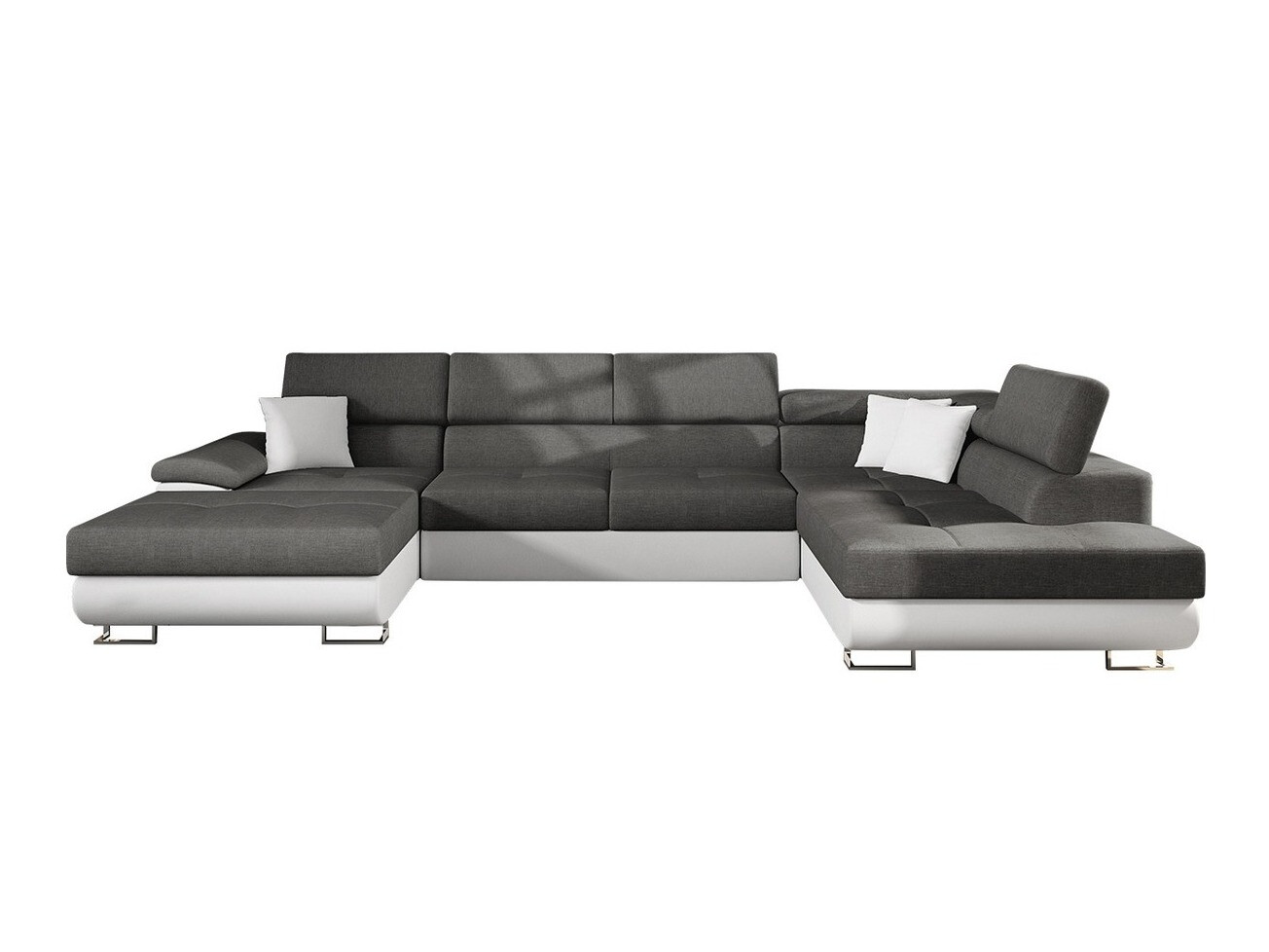 Corner sofa Comfivo Ruta IV (Soft 017 + Lux 06 + Soft 017)