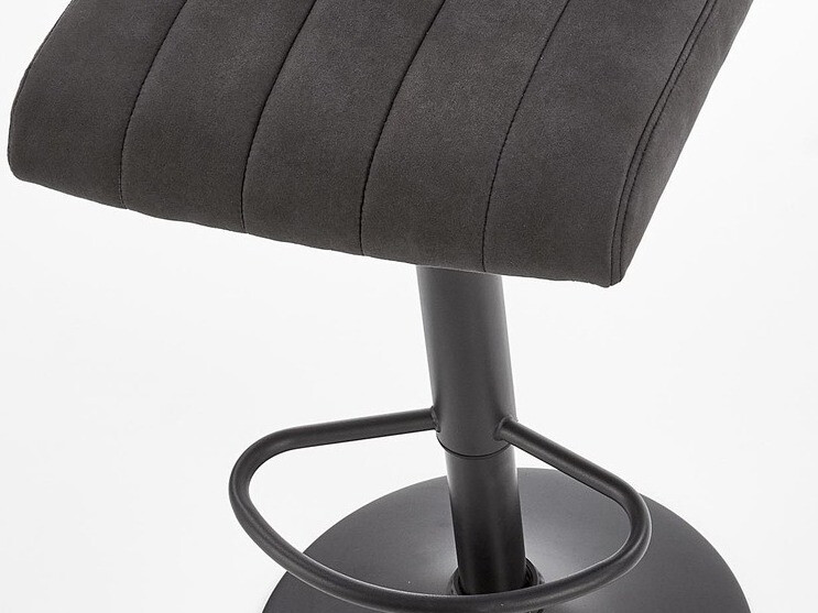 Counter stool Houston 970 (Dark grey + Black)