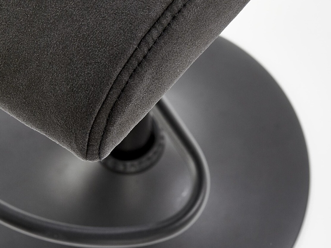 Counter stool Houston 970 (Dark grey + Black)