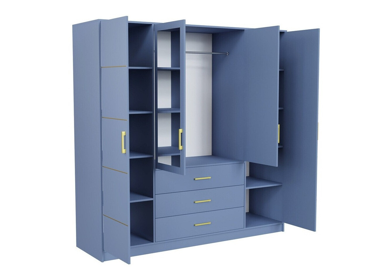 Wardrobe Rosa I (Blue)