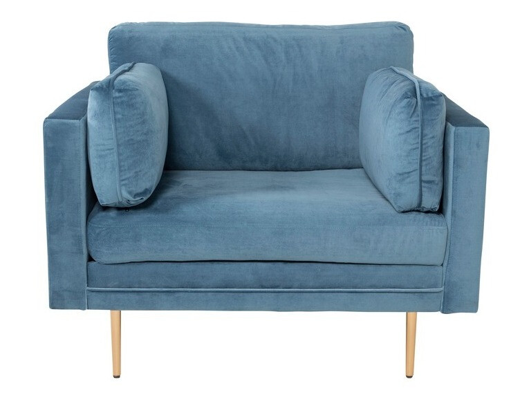 Armchair Dallas 100 (Blue + Brown)