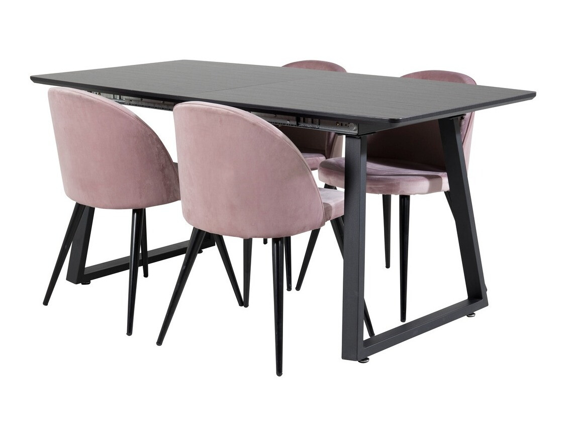 Dining set Dallas 1609 (Pink + Black)