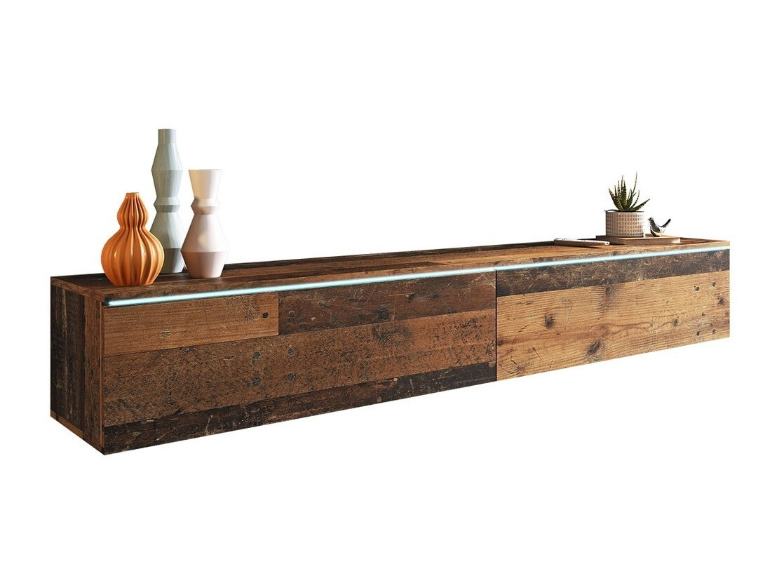 TV stand Scientia I (Aged wood)