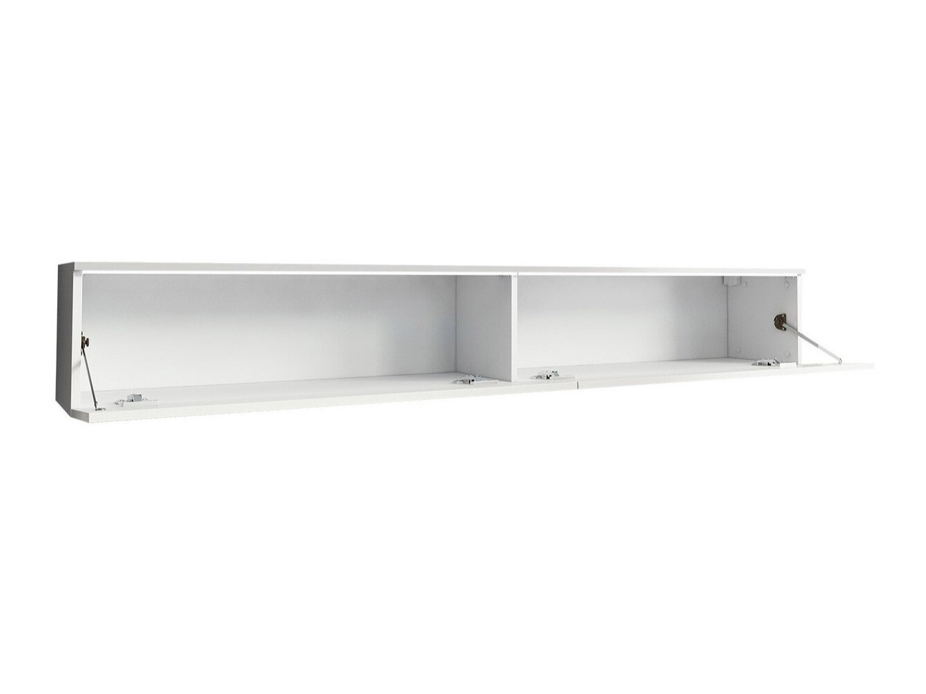 TV stand Scientia I (Matera grey + Glossy white)