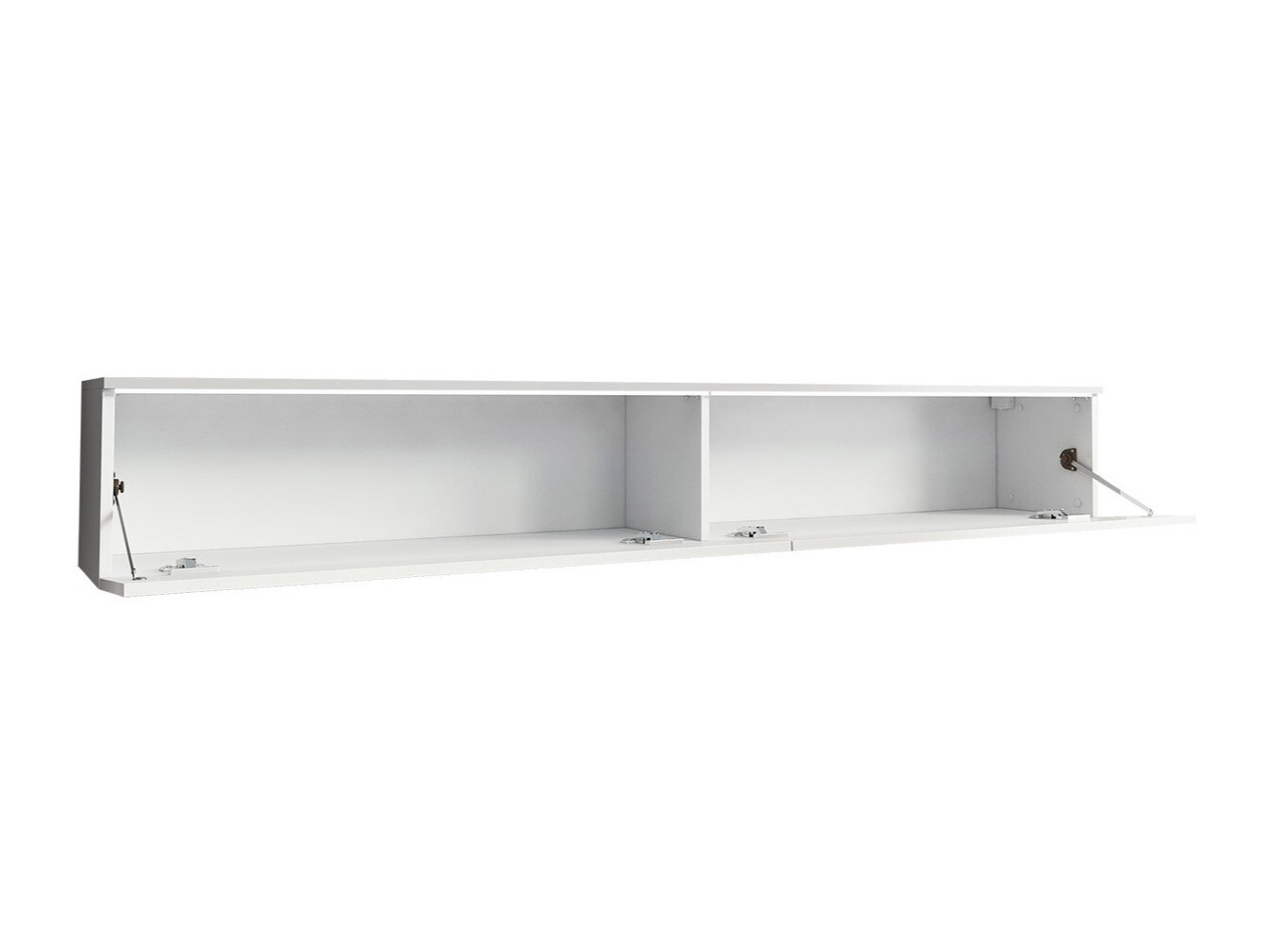 TV stand Scientia I (Matera grey + Glossy white)