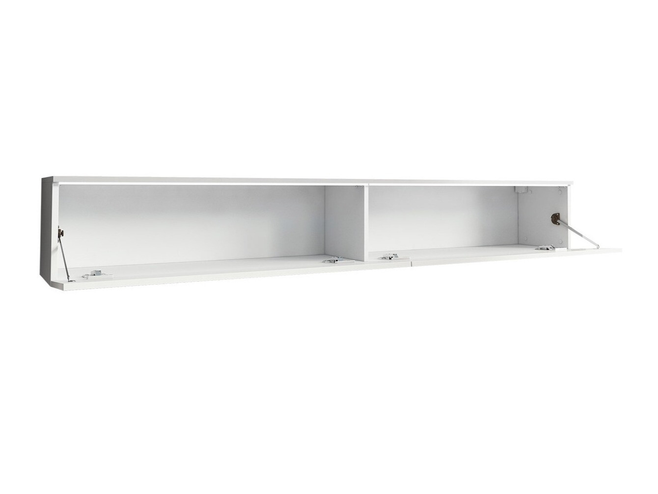 TV stand Scientia I (White + Gloss grey)