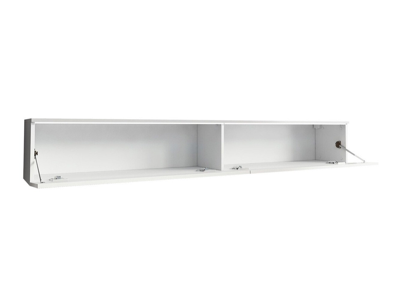 TV stand Scientia I (White + Glossy white)