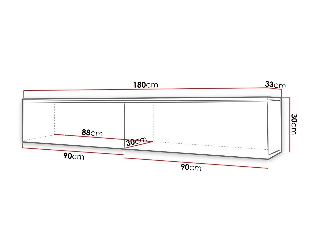 TV stand Scientia I (Wotan Oak)