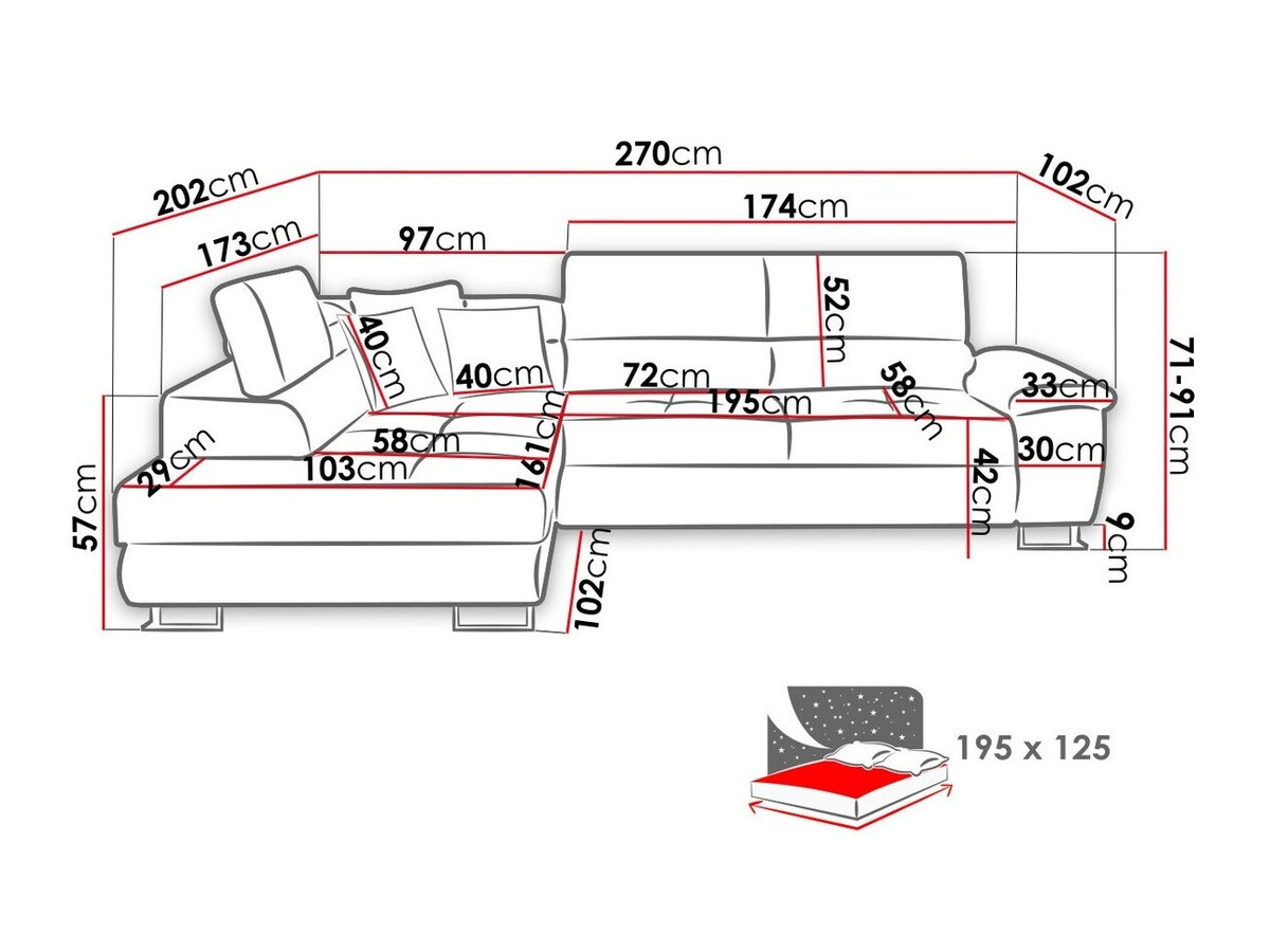 Corner sofa Comfivo Ruta II (Uttario Velvet 2979 + Senegal 825)