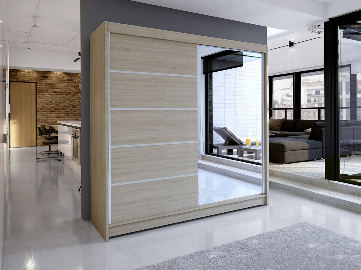 Wardrobe Closico Cavaris III (Sonoma oak)