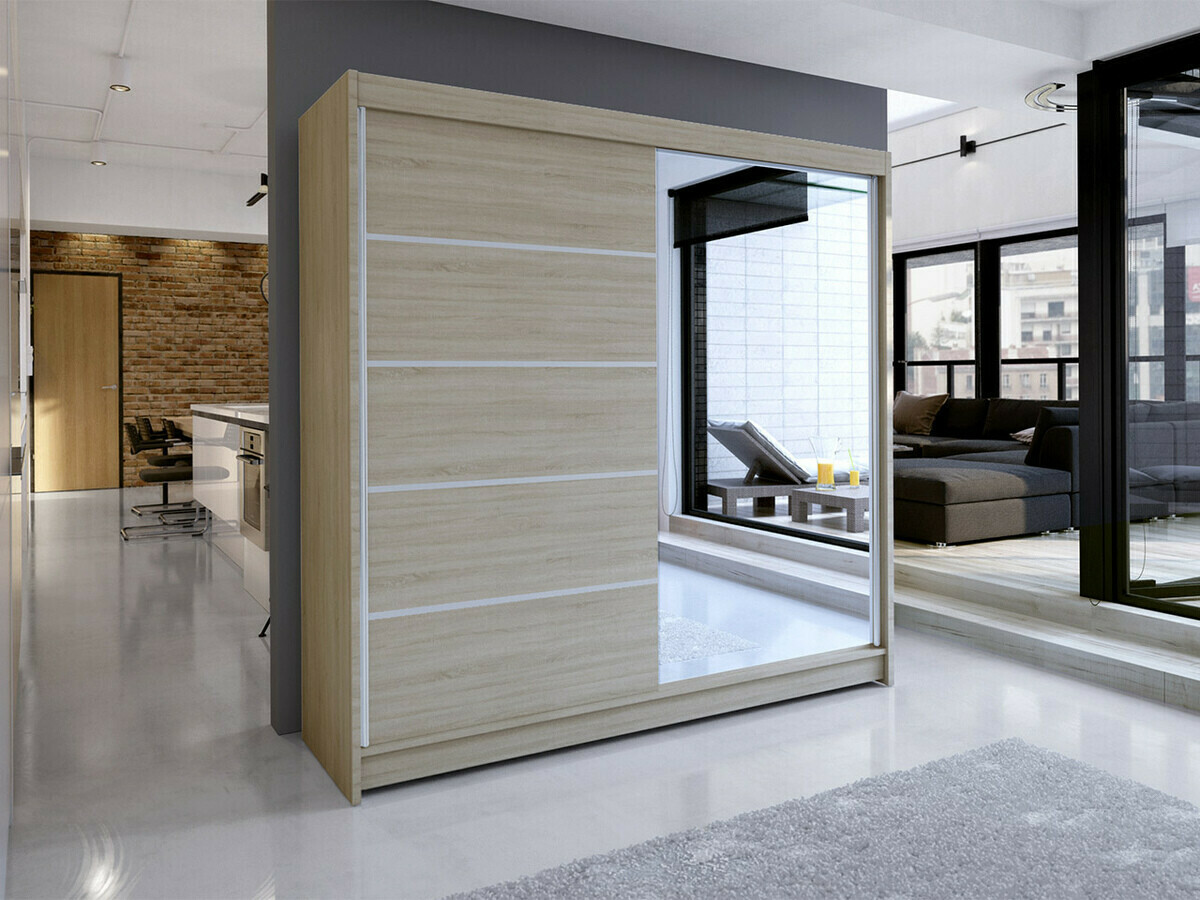 Wardrobe Closico Cavaris III (Sonoma oak)