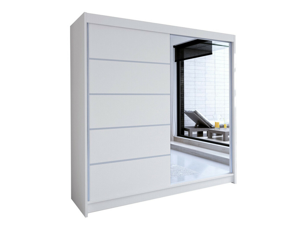 Wardrobe Closico Cavaris III (White)