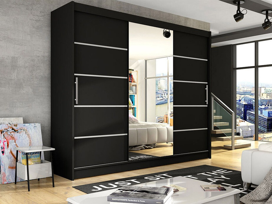 Wardrobe Closico 131 (Black)