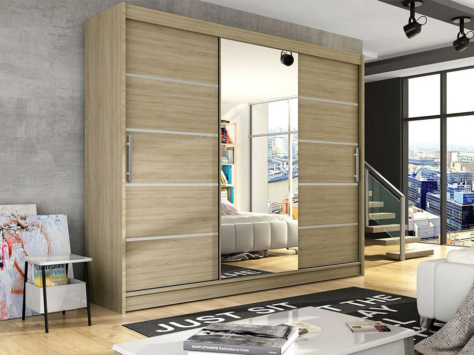 Wardrobe Closico 131 (Sonoma oak)