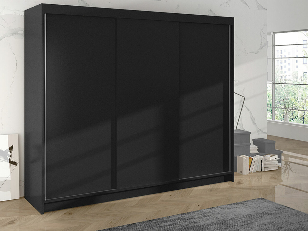 Wardrobe Closico Durion II (Black)