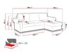 Corner sofa Columbus 131 (Paros 02)